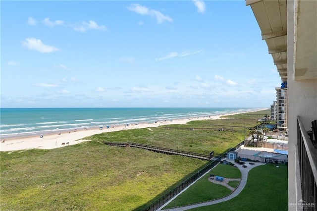3000 Gulf Blvd Unit 701, South Padre Island, TX 78597 - water view with local beach