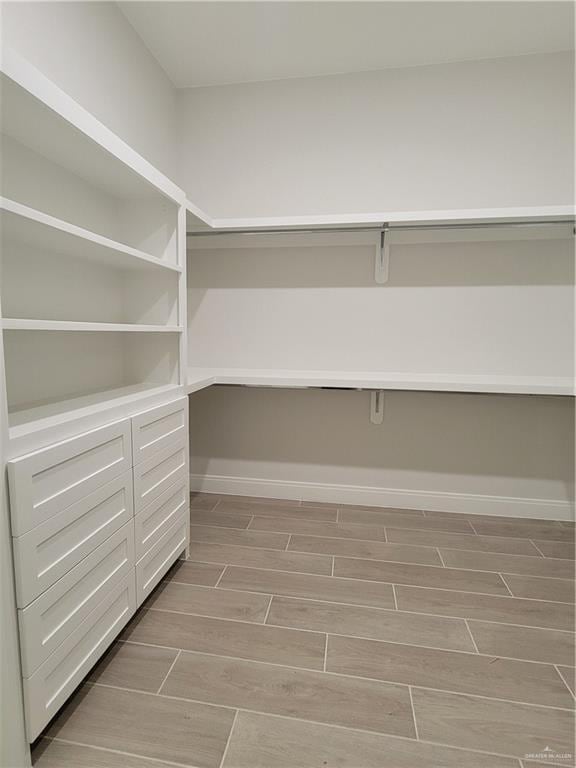 view of storage area