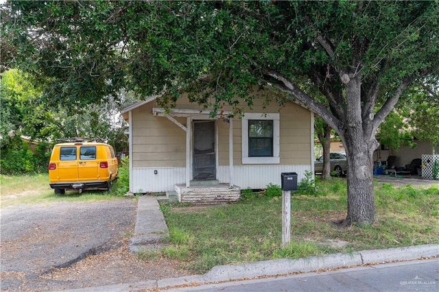 view of front of home