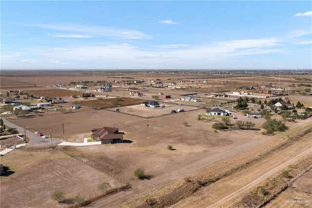 bird's eye view featuring a rural view