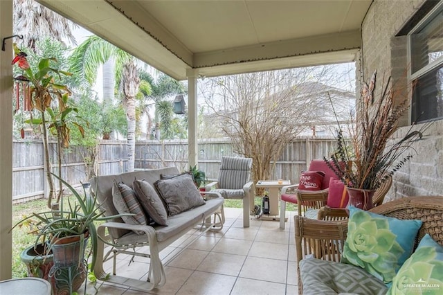 8424 N 24th St, Mcallen, TX 78504 - sunroom with tile patterned floors