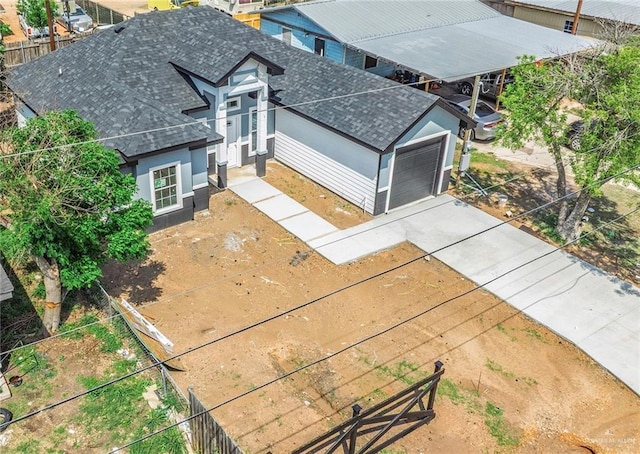 drone / aerial view