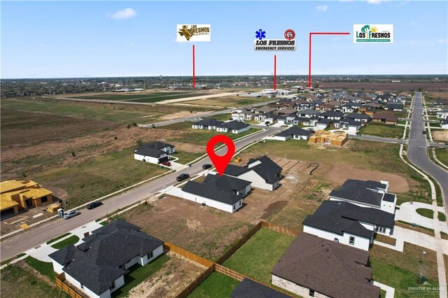 519 Oriole Dr, Los Fresnos, TX 78566 - drone / aerial view featuring a residential view