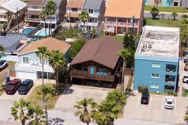 130 E Gardenia St, South Padre Island, TX 78597 - aerial view featuring a residential view