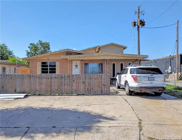 view of front of home