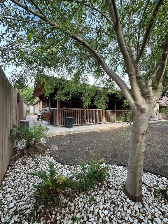 704 S 17th St, Hidalgo, TX 78557 - view of yard featuring a patio area