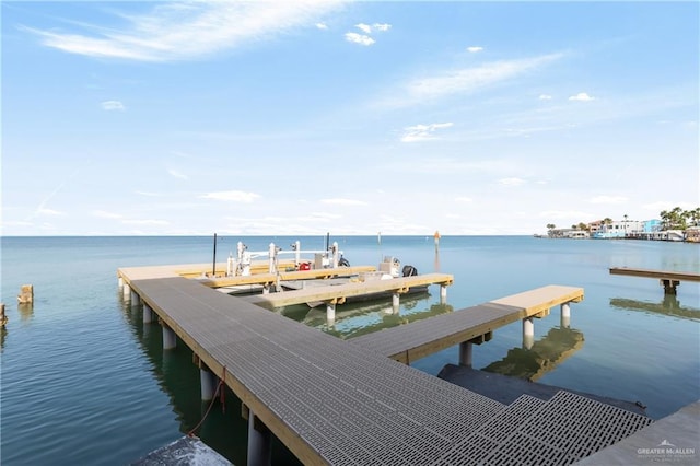 5705 Laguna Cir S, South Padre Island, TX 78597 - view of dock with a water view