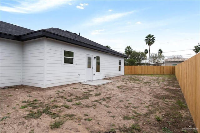 view of rear view of property