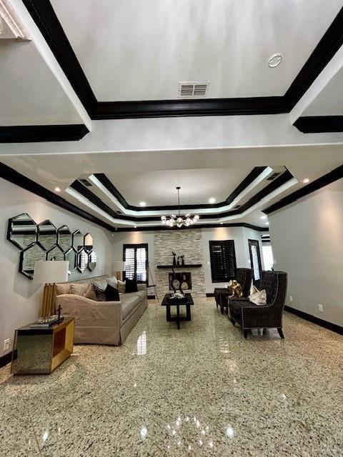 2417 E 28th St, Mission, TX 78574 - community lobby with ornamental molding