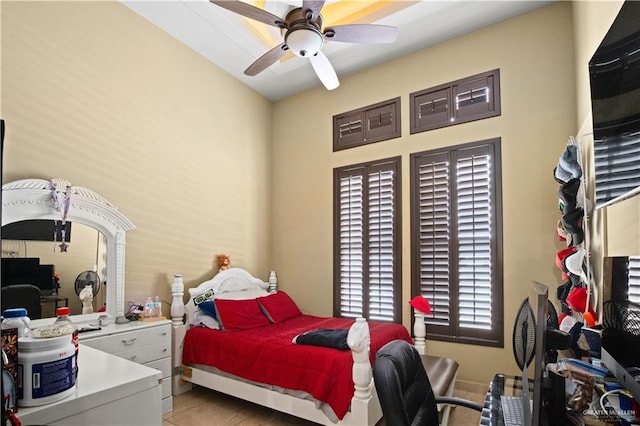 1802 E Thompson Rd, Mission, TX 78573 - bedroom featuring ceiling fan