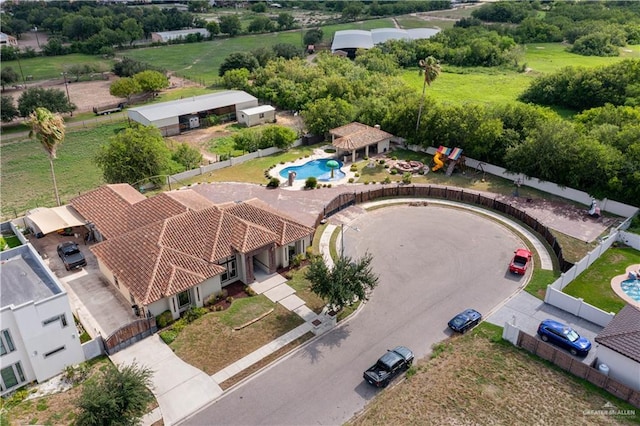 1802 E Thompson Rd, Mission, TX 78573 - aerial view of a pool area