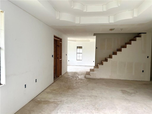 view of basement