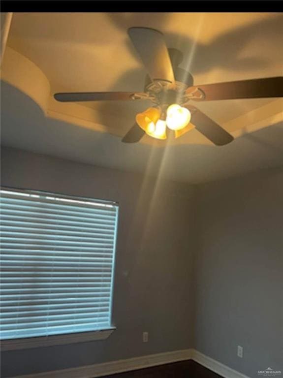 1516 S 14th Ave, Edinburg, TX 78539 - spare room featuring a ceiling fan and baseboards