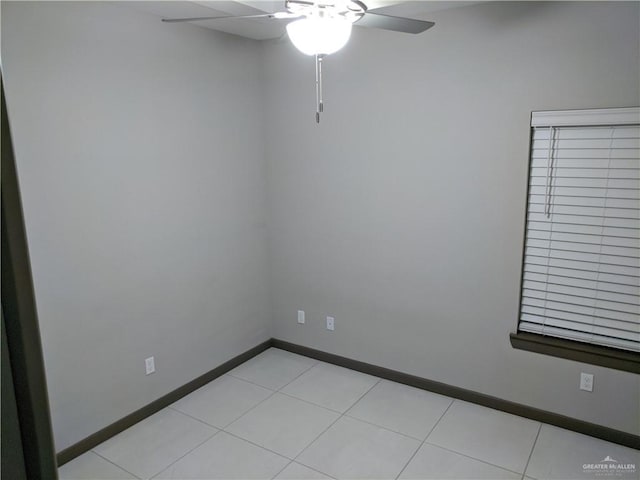 4012 Whitewing Ave, Edinburg, TX 78539 - unfurnished room with baseboards and a ceiling fan