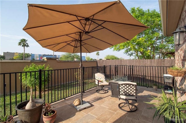 14616 Kurth Cv, Mcallen, TX 78504 - view of patio / terrace featuring fence