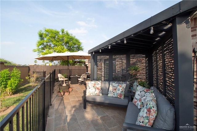 14616 Kurth Cv, Mcallen, TX 78504 - view of patio featuring fence