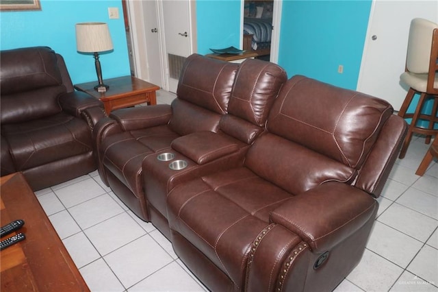 125 E Georgia Ruth Dr Unit B202, South Padre Island, TX 78597 - living room featuring light tile patterned floors