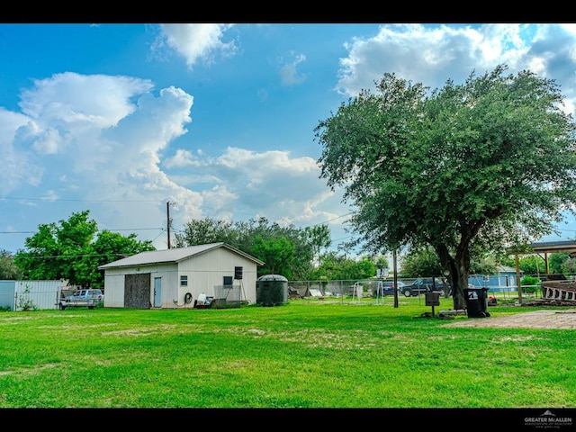 view of yard