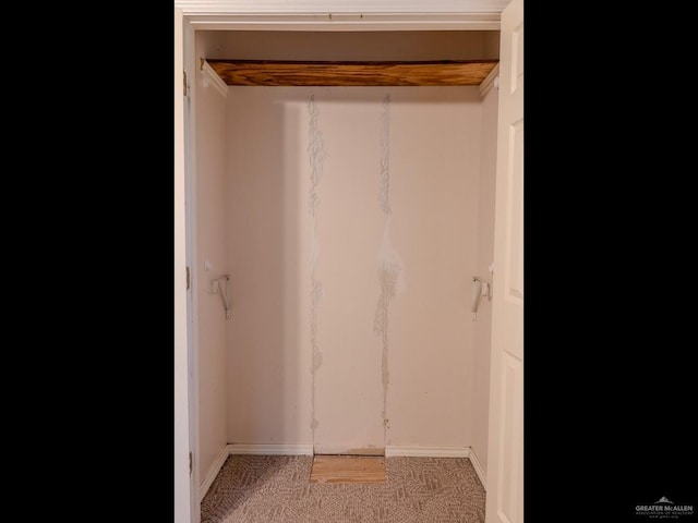 view of closet