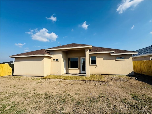 view of back of property