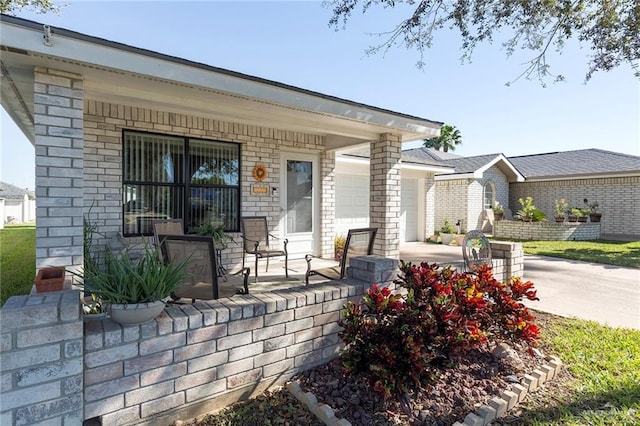 view of front of home with covered porch