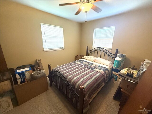 4800 E Mile 6th Rd, Mcallen, TX 78504 - carpeted bedroom featuring ceiling fan