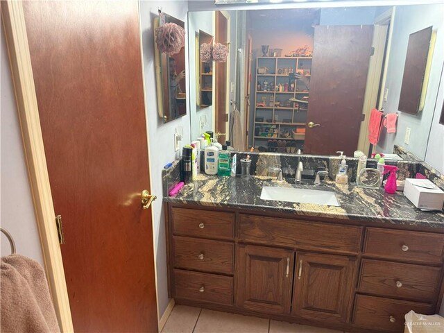 4800 E Mile 6th Rd, Mcallen, TX 78504 - bathroom featuring vanity and tile patterned flooring