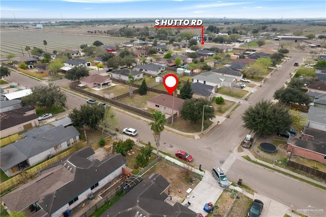 birds eye view of property featuring a residential view