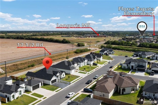 3404 Saint Honore Dr, Mcallen, TX 78504 - aerial view of residential area