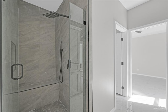 341 Leon Ave, Elsa, TX 78543 - bathroom with a stall shower