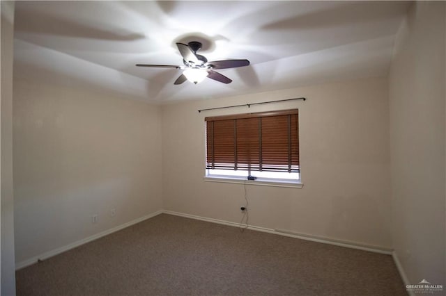 3109 Viola Dr, Mission, TX 78574 - carpeted spare room with a ceiling fan and baseboards