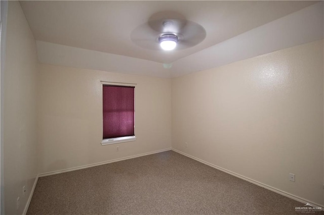 3109 Viola Dr, Mission, TX 78574 - carpeted spare room featuring a ceiling fan and baseboards