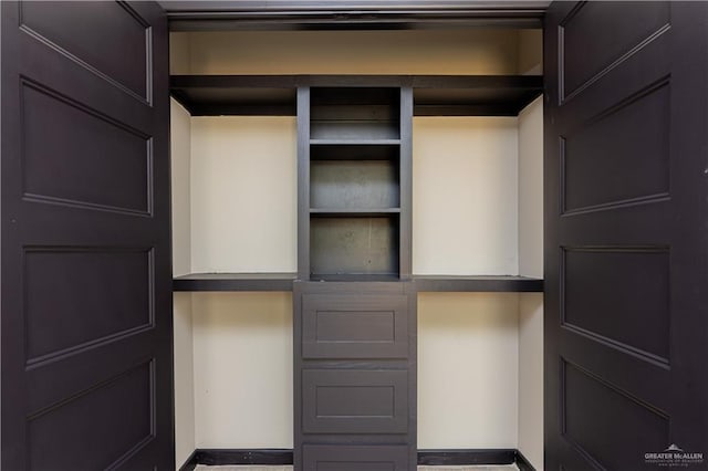 view of closet