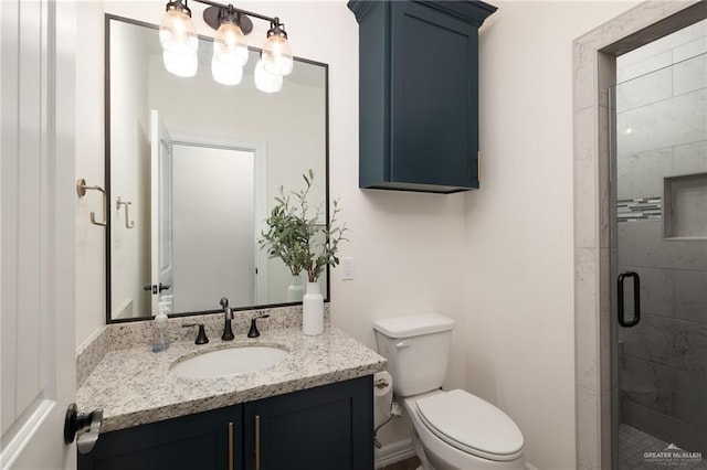 3524 Inez St, Edinburg, TX 78539 - full bathroom featuring vanity and a shower stall