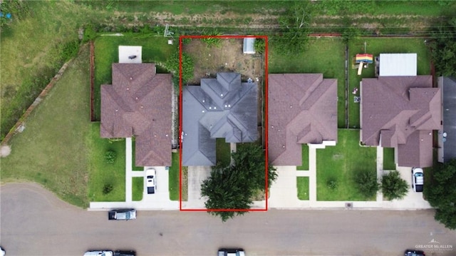 2017 Stonebriar Rd, Harlingen, TX 78552 - aerial view of property's location with property boundaries highlighted
