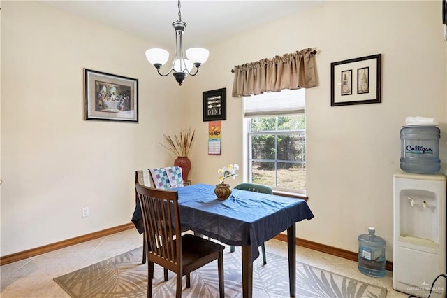2017 Stonebriar Rd, Harlingen, TX 78552 - tiled dining space featuring baseboards