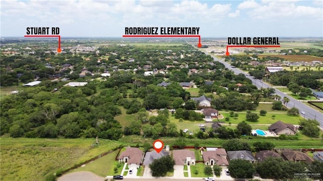 2017 Stonebriar Rd, Harlingen, TX 78552 - drone / aerial view