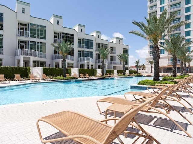 view of pool