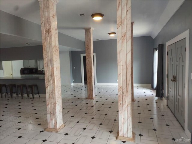 115 Breyfogle Rd, Palmview, TX 78572 - foyer with ornate columns