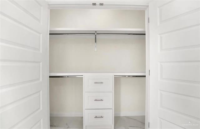 view of closet