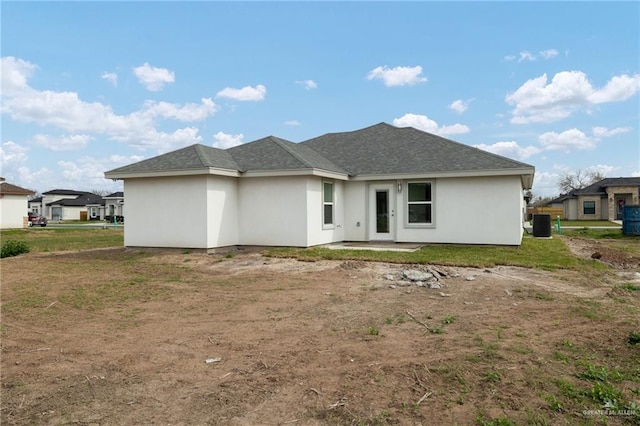 rear view of property with a patio