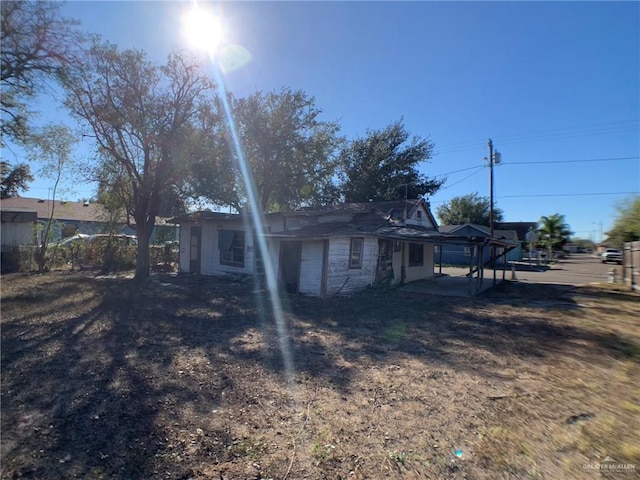 view of back of house