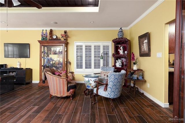 2729 Ashley Ct, Pharr, TX 78577 - interior space with crown molding, baseboards, recessed lighting, and wood finished floors