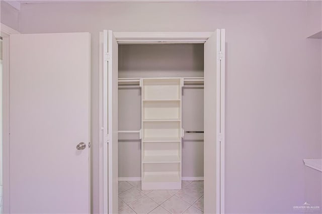 view of closet