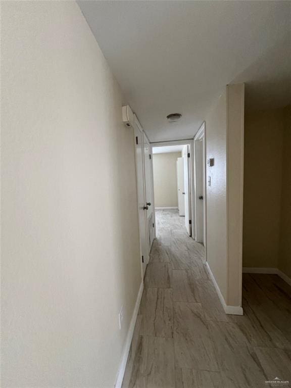 hall with baseboards