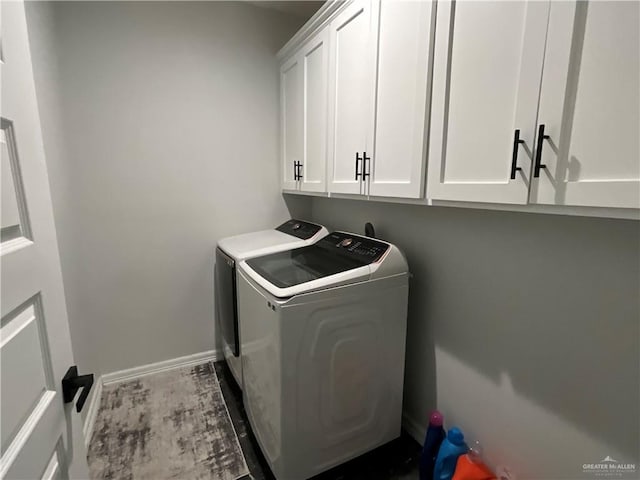 1213 Emma Elizabeth St, Weslaco, TX 78599 - laundry area with cabinet space and separate washer and dryer