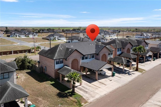 2715 Melanie Dr, Pharr, TX 78577 - aerial view featuring a residential view