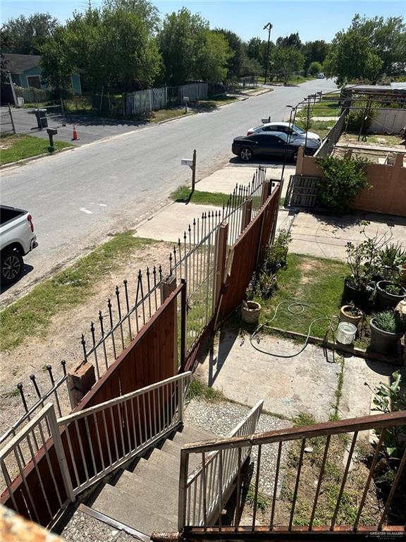 exterior space with fence