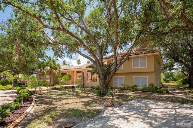 view of mediterranean / spanish house