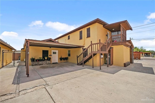 view of rear view of house